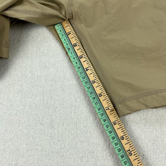 Mack Weldon Shorts Mens S Beige 8" Ins. Performance Athletic Nylon Stretch - Picture 12 of 13